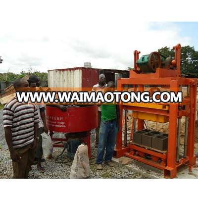 Qtj4-40A Hollow Paver Colorful Cement Block Making Machine