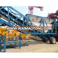 Hot style customized modular wet fixed cement concrete mixing plant