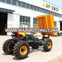 1Ton ZY100 4 Wheel Dumper China Factory Mini Track Dumper