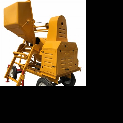 Containerized North Africa Market Diesel Engine Drive Cement Portable Concrete Mixer For Sale With Low Prices